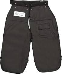 FORESTER Chainsaw Chaps for Men & Women | Apron-Style Chaps with Pocket & Adjustable Waist | Chainsaw Safety Equipment