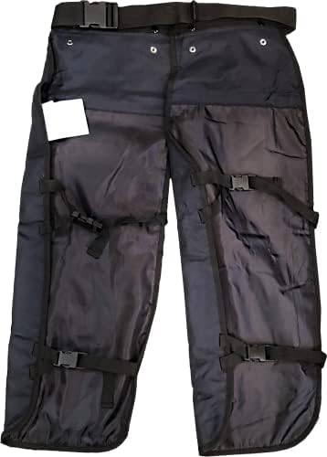 FORESTER Chainsaw Chaps for Men & Women | Apron-Style Chaps with Pocket & Adjustable Waist | Chainsaw Safety Equipment