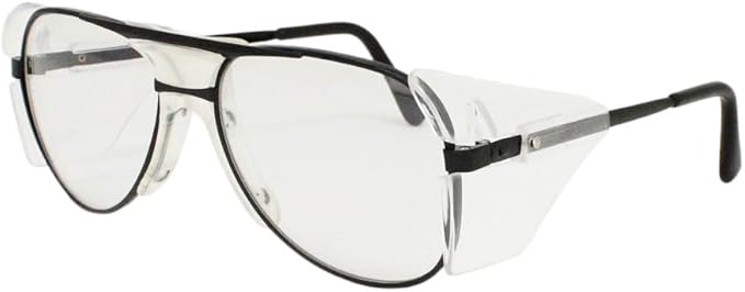 TITUS G77 Premium Metal Frame Aviator Z87+, Z87.1 Safety Glasses Side Shield Motorcycle Shooting DOT ANSI CE Approved Eyewear