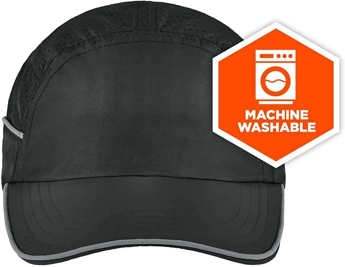 Ergodyne Skullerz 8955 Lightweight Bump Cap, Baseball Hat Style, Breathable Head Protection