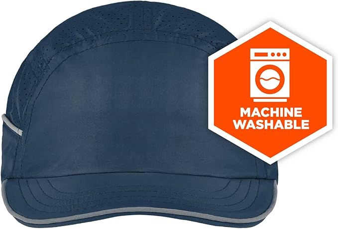 Ergodyne Skullerz 8955 Lightweight Bump Cap, Baseball Hat Style, Breathable Head Protection