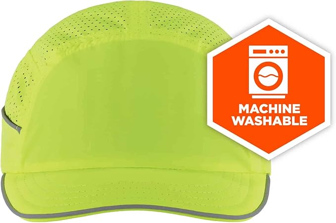 Ergodyne Skullerz 8955 Lightweight Bump Cap, Baseball Hat Style, Breathable Head Protection