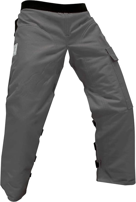 FORESTER Chainsaw Chaps for Men & Women | Apron-Style Chaps with Pocket & Adjustable Waist | Chainsaw Safety Equipment