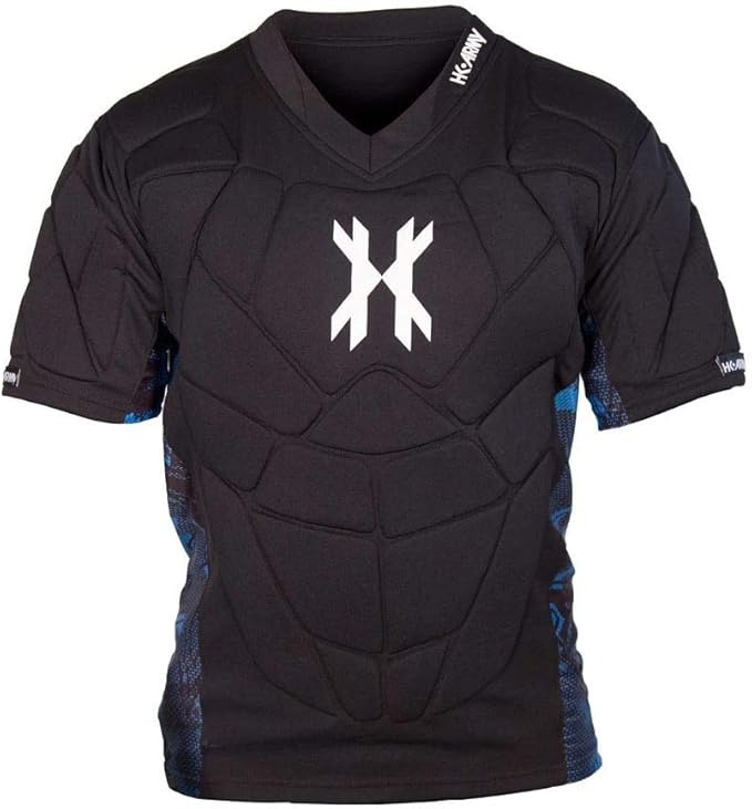HK Army Crash Chest Protector - High-Impact Protective Gear for Paintball & Airsoft - Lightweight Safety Armor Vest - Black, Size XS/S