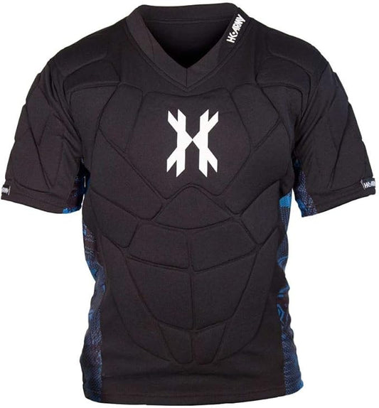 HK Army Crash Chest Protector - High-Impact Protective Gear for Paintball & Airsoft - Lightweight Safety Armor Vest - Black, Size XS/S