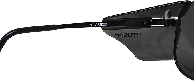 TITUS G77 Premium Metal Frame Aviator Z87+, Z87.1 Safety Glasses Side Shield Motorcycle Shooting DOT ANSI CE Approved Eyewear