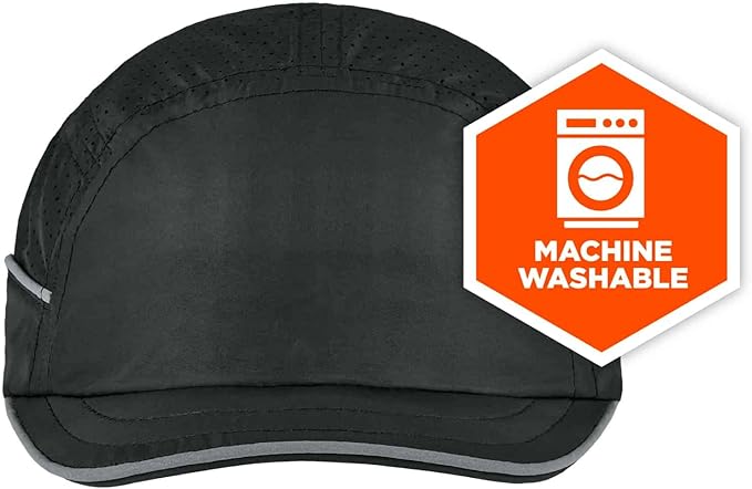 Ergodyne Skullerz 8955 Lightweight Bump Cap, Baseball Hat Style, Breathable Head Protection