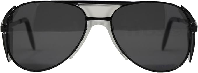 TITUS G77 Premium Metal Frame Aviator Z87+, Z87.1 Safety Glasses Side Shield Motorcycle Shooting DOT ANSI CE Approved Eyewear
