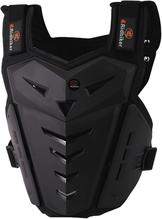 Motorcycle Vest Chest Protector Motocross Armor Body Vest Motorcycle Safety Gear Chest Guard Dirt Bike Riding Gear for Men Chest Armor