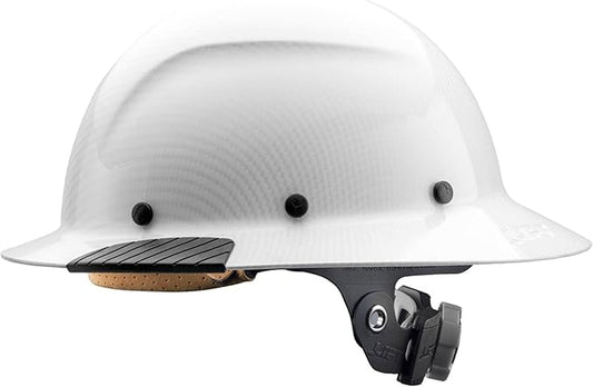 LIFT SAFETY Dax Fiber Resin Full Brim Safety Helmet/Hard Hat | 6 Point Suspension for Comfort & Impact Protection