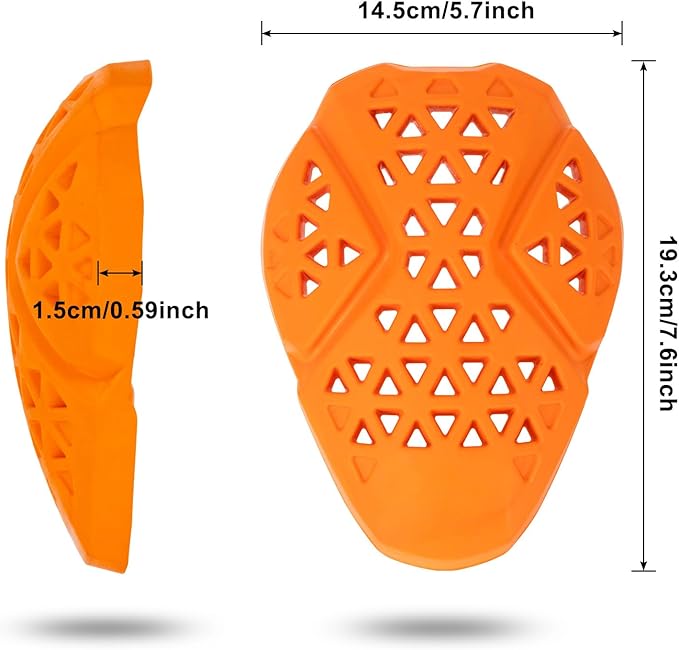 CE Level 2 Motorcycle Armor - PSLER CE Level 2 Motorcycle Armor Jacket Inserts Motorcycle Jacket Pads for Motorcycle Jackets,Shoulder
