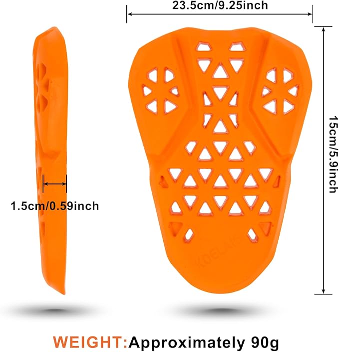 CE Level 2 Motorcycle Armor - PSLER CE Level 2 Motorcycle Armor Jacket Inserts Motorcycle Jacket Pads for Motorcycle Jackets,Hip