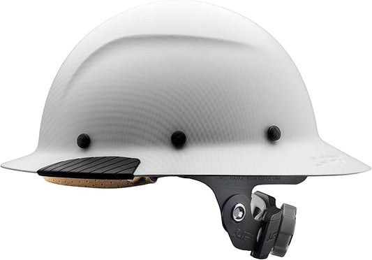 LIFT SAFETY Dax Fiber Resin Full Brim Safety Helmet/Hard Hat | 6 Point Suspension for Comfort & Impact Protection
