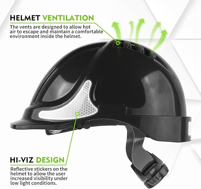 GREEN DEVIL Chainsaw Safety Protective Helmet Forestry Helmet with Build-in Visor Mesh Face Shield Ear Muffs 4 in 1 Ideal for Arborist Tree Work DIY Outdoor Logging Hard hat