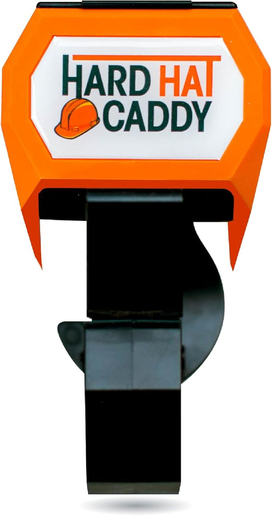 Hard Hat Caddy, All in One PPE Organizer with Magnetic Backing, Belt Clip, & Hook, Compatible with Safety Gear Brands