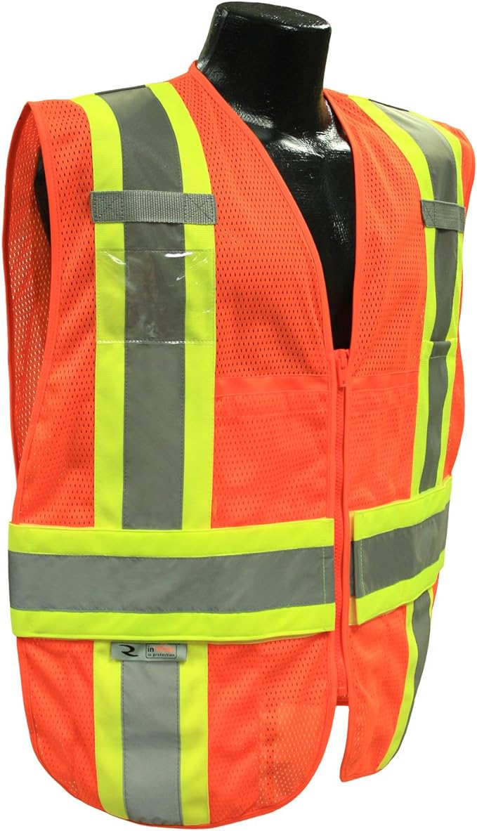 Radians SV23-2ZOM-XL/2X Polyester Mesh Class-2 Expandable Two Tone Vest