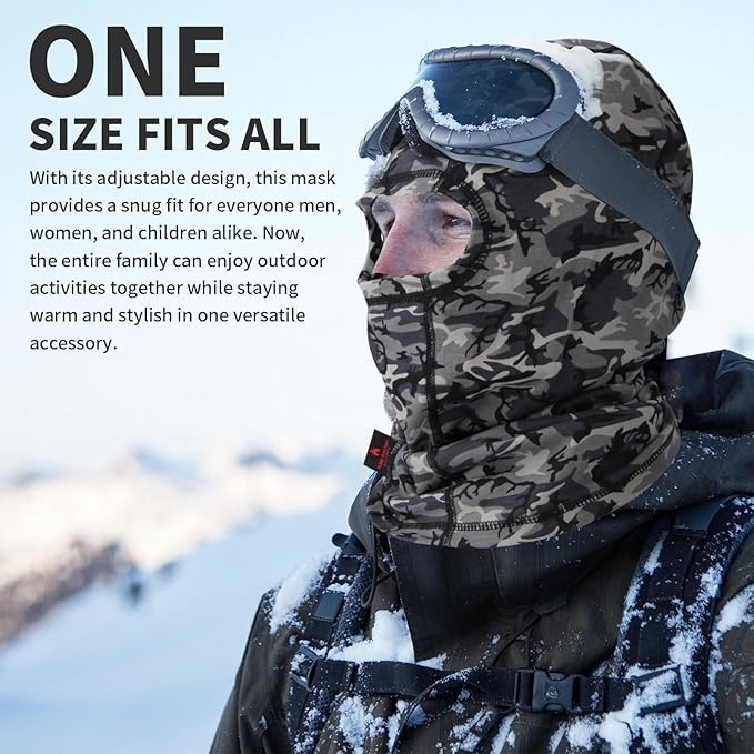 FR Face Mask for Men – Fire Resistant Balaclava Welding Head Cover, 100% Cotton Full Face Hood & Neck Protector