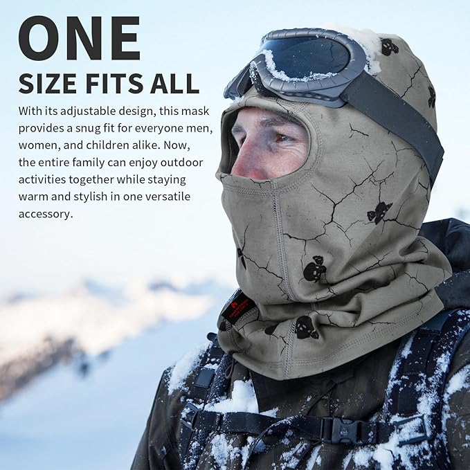 FR Face Mask for Men – Fire Resistant Balaclava Welding Head Cover, 100% Cotton Full Face Hood & Neck Protector