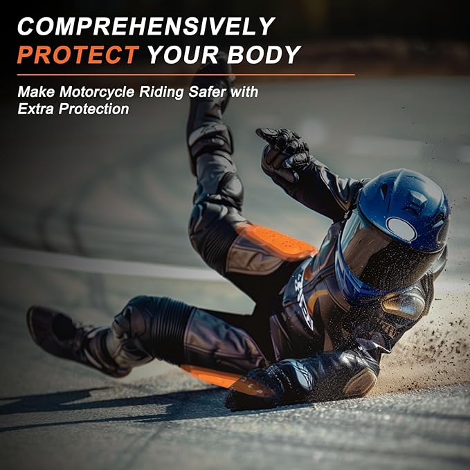 CE Level 2 Motorcycle Armor - PSLER CE Level 2 Motorcycle Armor Jacket Inserts Motorcycle Jacket Pads for Motorcycle Jackets,Hip