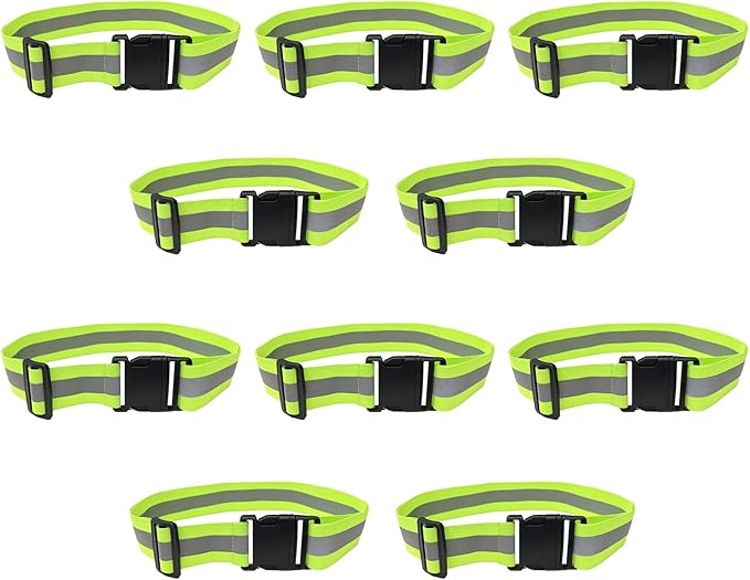 Reflective Vest - Running Vest Reflector, Reflective Running Vest with Safety Straps, High Visibility Reflector