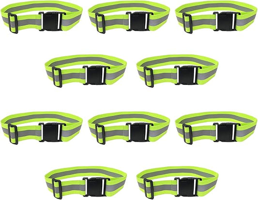 Reflective Vest - Running Vest Reflector, Reflective Running Vest with Safety Straps, High Visibility Reflector