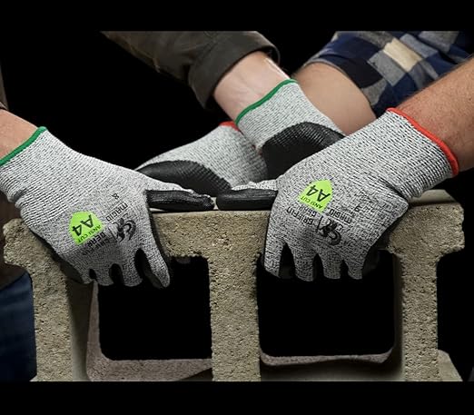MAGID Griffin Gear ANSI A4 Liquid Repellent Nitrile Work Gloves, 12 Pairs, Size 5/XXS (GPD456)