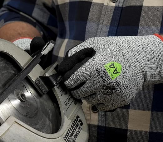 MAGID Griffin Gear ANSI A4 Liquid Repellent Nitrile Work Gloves, 1 Pair, Size 6/XS, GPD455
