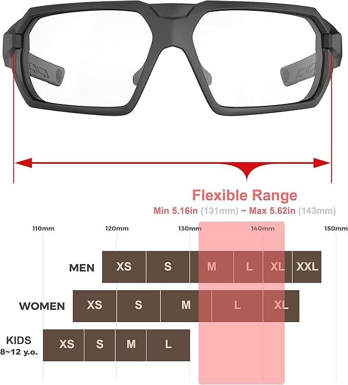 HTS HUNTERSKY Ballistic Tactical ANSI Z87.1+ Impact Protection Anti Fog Shooting Glasses Military Grade Airsoft Range