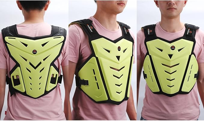 Motorcycle Chest Protector Motocross Adult Chest Armor Vest Motorcycle Safety Gear Chest Guard Dirt Bike MTV Motocross Riding Gear for Men