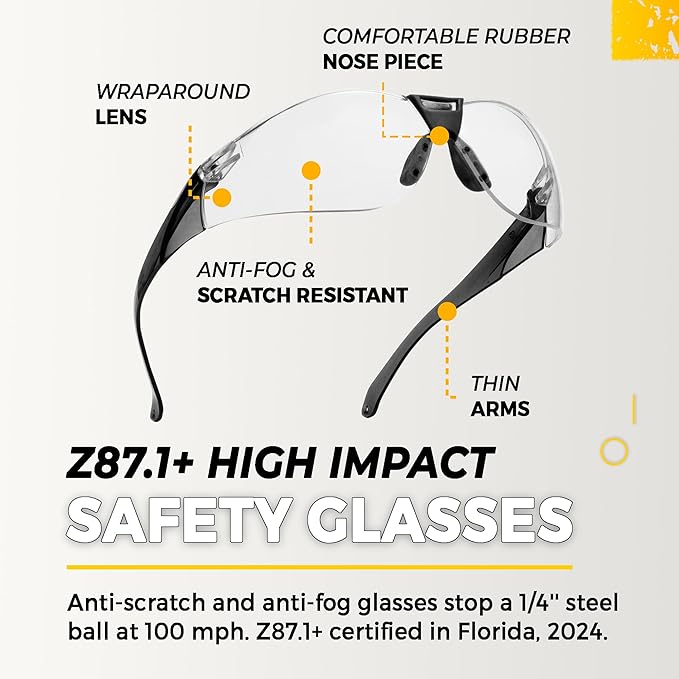 TradeSmart All-in-One Shooting Ear Protection - Comfort+ NRR 28 Earmuffs, Glasses & Earplugs + Carry Case