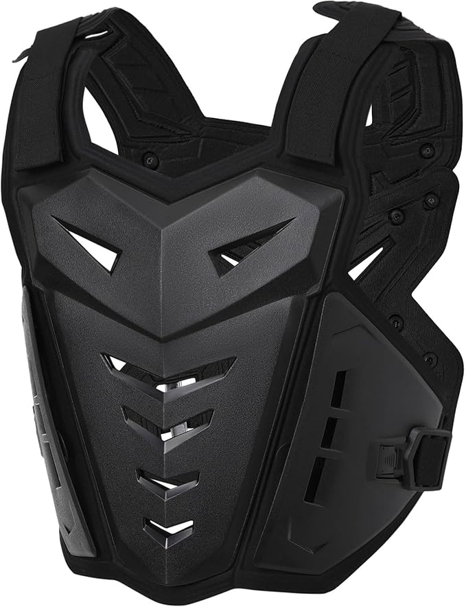 Motorcycle Armor Body Guard Vest, Street Bike Riding Off-Road Racing Cycling Skiing Motocross Adult Chest Protector
