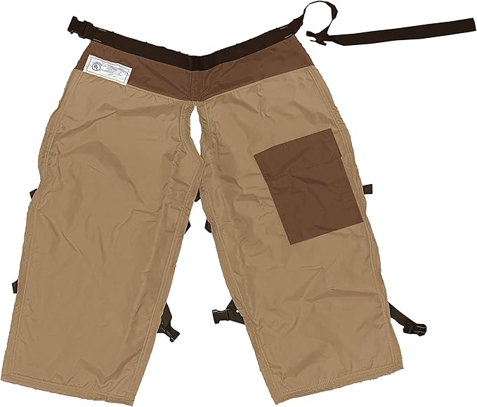 FORESTER Chainsaw Chaps for Men & Women | Apron-Style Chaps with Pocket & Adjustable Waist | Chainsaw Safety Equipment