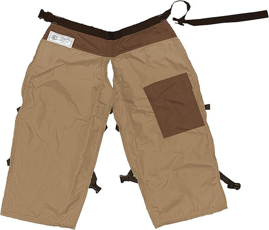 FORESTER Chainsaw Chaps for Men & Women | Apron-Style Chaps with Pocket & Adjustable Waist | Chainsaw Safety Equipment