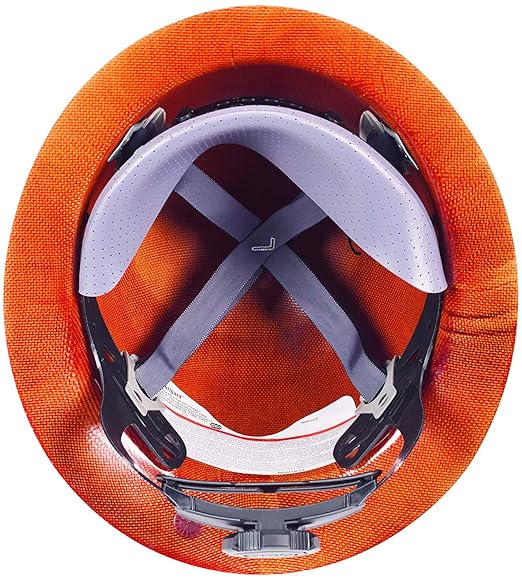 MSA 10126693 Fas-Trac III Replacement Suspension - 4-Point Attachment, Size: Large, Skullgard Helmet Accessory, Cap-Style Hard Hat Suspension, Adjustable Component, Replaceable & Durable Gear, BLACK