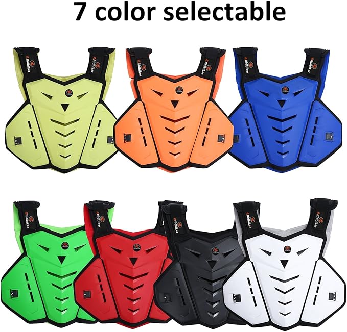 Motorcycle Chest Protector Motocross Adult Chest Armor Vest Motorcycle Safety Gear Chest Guard Dirt Bike MTV Motocross Riding Gear for Men
