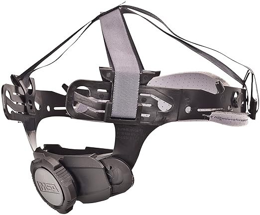 MSA ‎10153384 Fas-Trac III Replacement Suspension - 4-Point Suspension Attachment for Thermalgard and Topgard Hard Hats, Standard Size Hard Hat Suspension, Adjustable & Durable Helmet Suspension