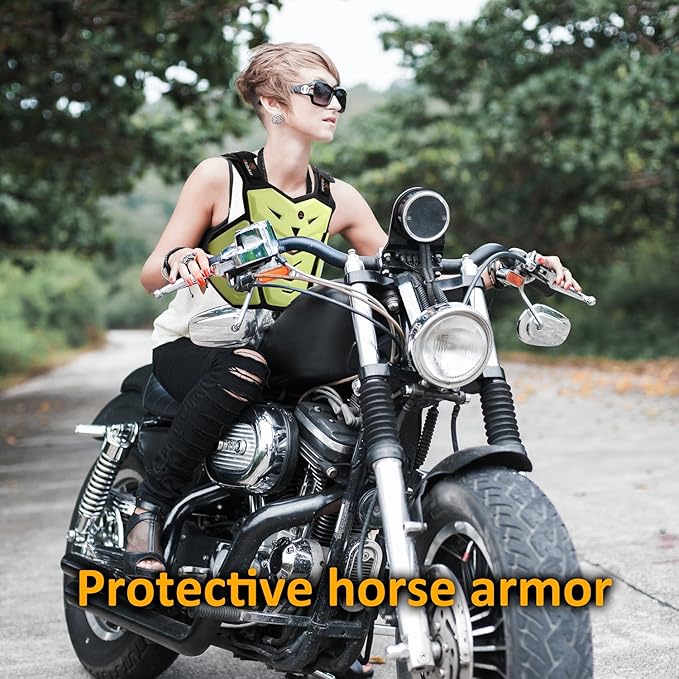Motorcycle Chest Protector Motocross Adult Chest Armor Vest Motorcycle Safety Gear Chest Guard Dirt Bike MTV Motocross Riding Gear for Men