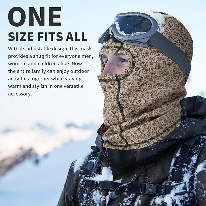 FR Face Mask for Men – Fire Resistant Balaclava Welding Head Cover, 100% Cotton Full Face Hood & Neck Protector