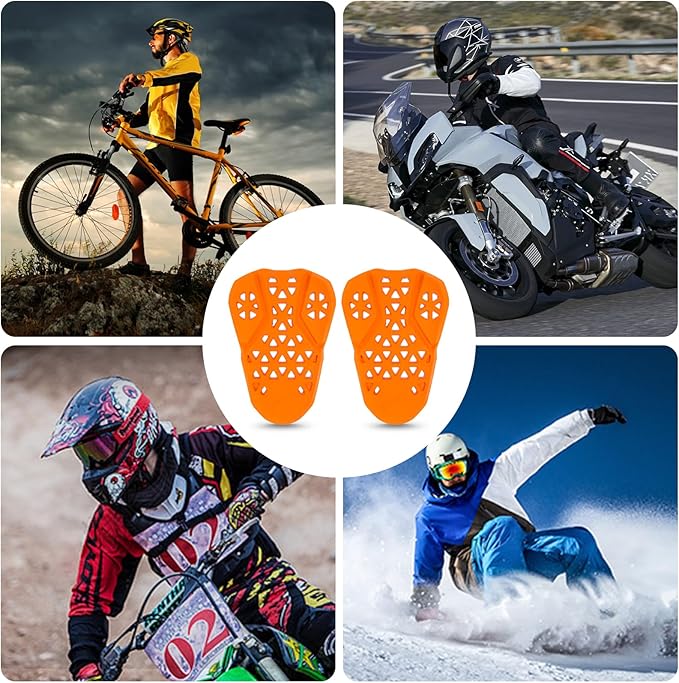 CE Level 2 Motorcycle Armor - PSLER CE Level 2 Motorcycle Armor Jacket Inserts Motorcycle Jacket Pads for Motorcycle Jackets,Hip