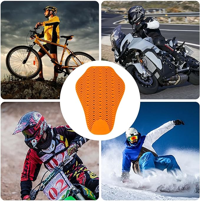 CE Level 2 Motorcycle Armor - PSLER CE Level 2 Motorcycle Armor Jacket Inserts Motorcycle Jacket Pads for Motorcycle Jackets,Back