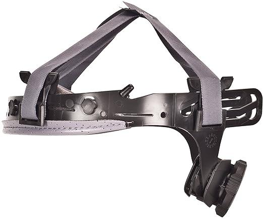MSA ‎10153384 Fas-Trac III Replacement Suspension - 4-Point Suspension Attachment for Thermalgard and Topgard Hard Hats, Standard Size Hard Hat Suspension, Adjustable & Durable Helmet Suspension