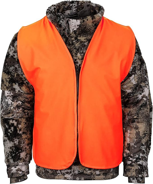 Klarny Orange Safety Vest - High Visibility, Waterproof, Quiet Deer and Bow Gear and Hunting Accessories