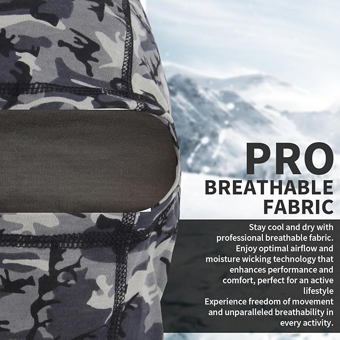 FR Face Mask for Men – Fire Resistant Balaclava Welding Head Cover, 100% Cotton Full Face Hood & Neck Protector
