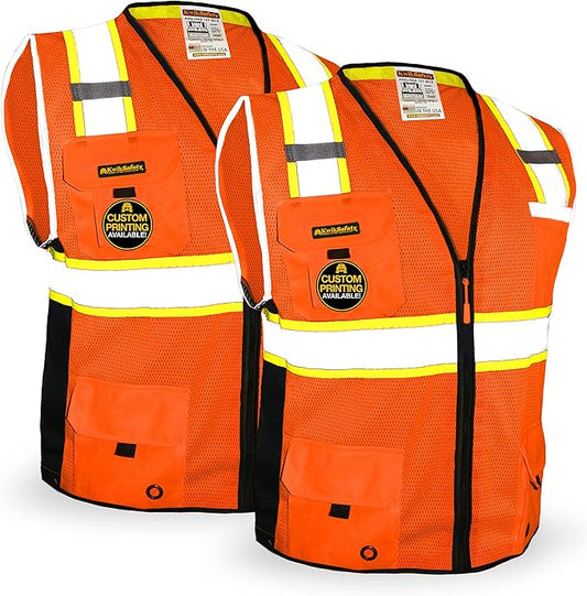 KwikSafety - BIG KAHUNA Safety Vest | Base & Limited Edition | Class 2 Reflective Vest ANSI OSHA Safety Vest for Men