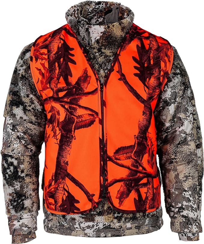 Klarny Orange Safety Vest - High Visibility, Waterproof, Quiet Deer and Bow Gear and Hunting Accessories